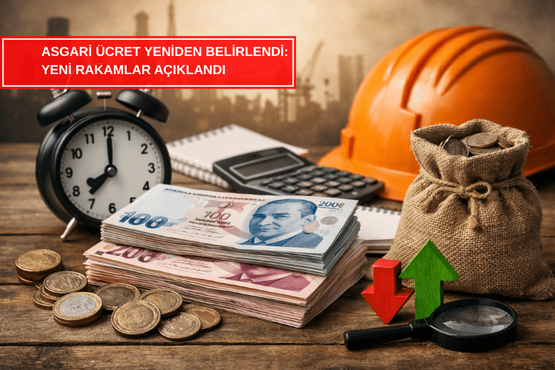 ASGARİ ÜCRET YENİDEN BELİRLENDİ: YENİ RAKAMLAR AÇIKLANDI