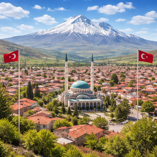 Kayseri Develi ilçesi görünümü