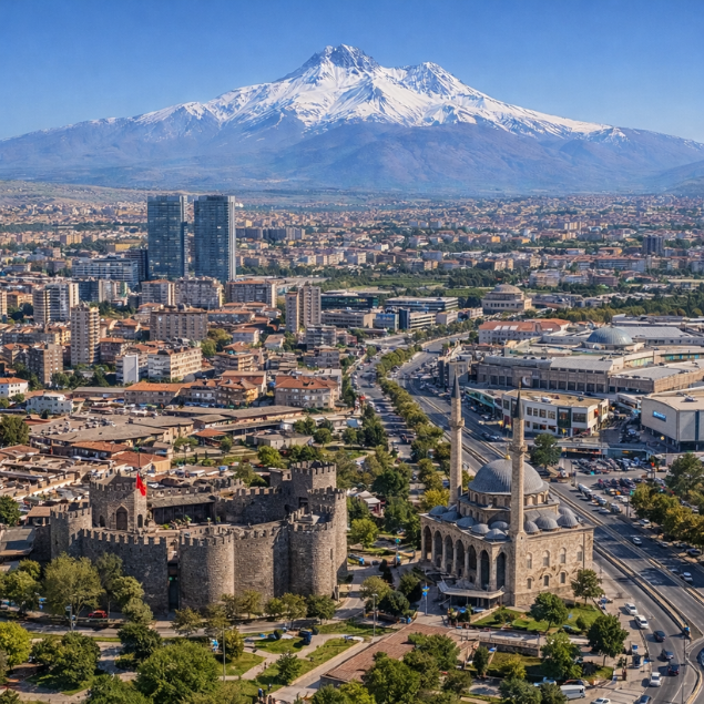 Kayseri Melikgazi ilçesi