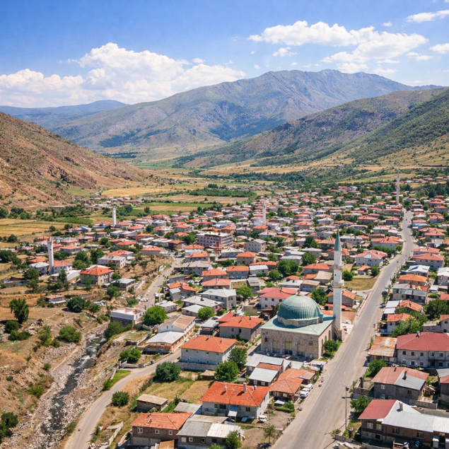kayseri sariz ilçesi görünümü