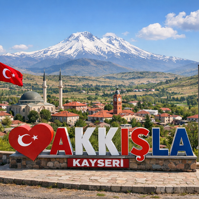 Kayseri Akkışla ilçesi görünümü