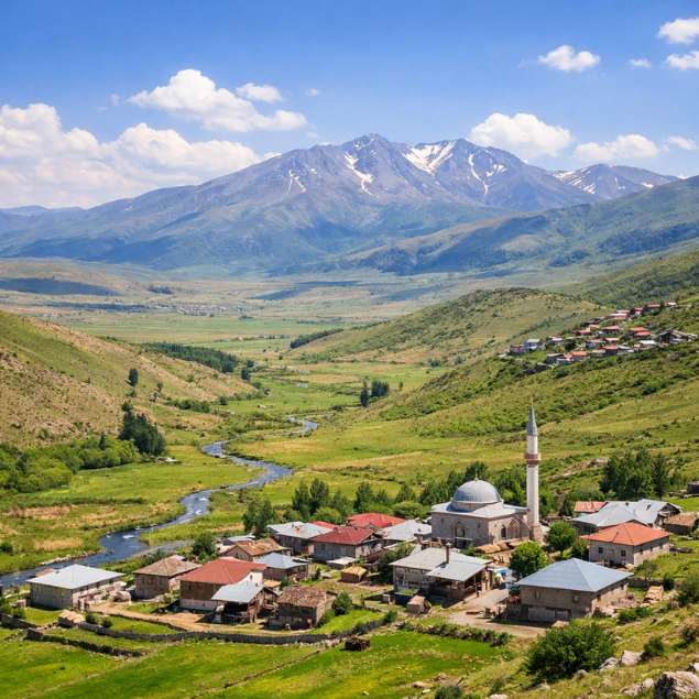 kayseri pinarbasi ilçesi görünümü