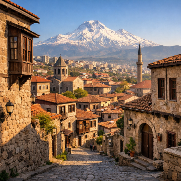 kayseri talas ilçesi görünümü